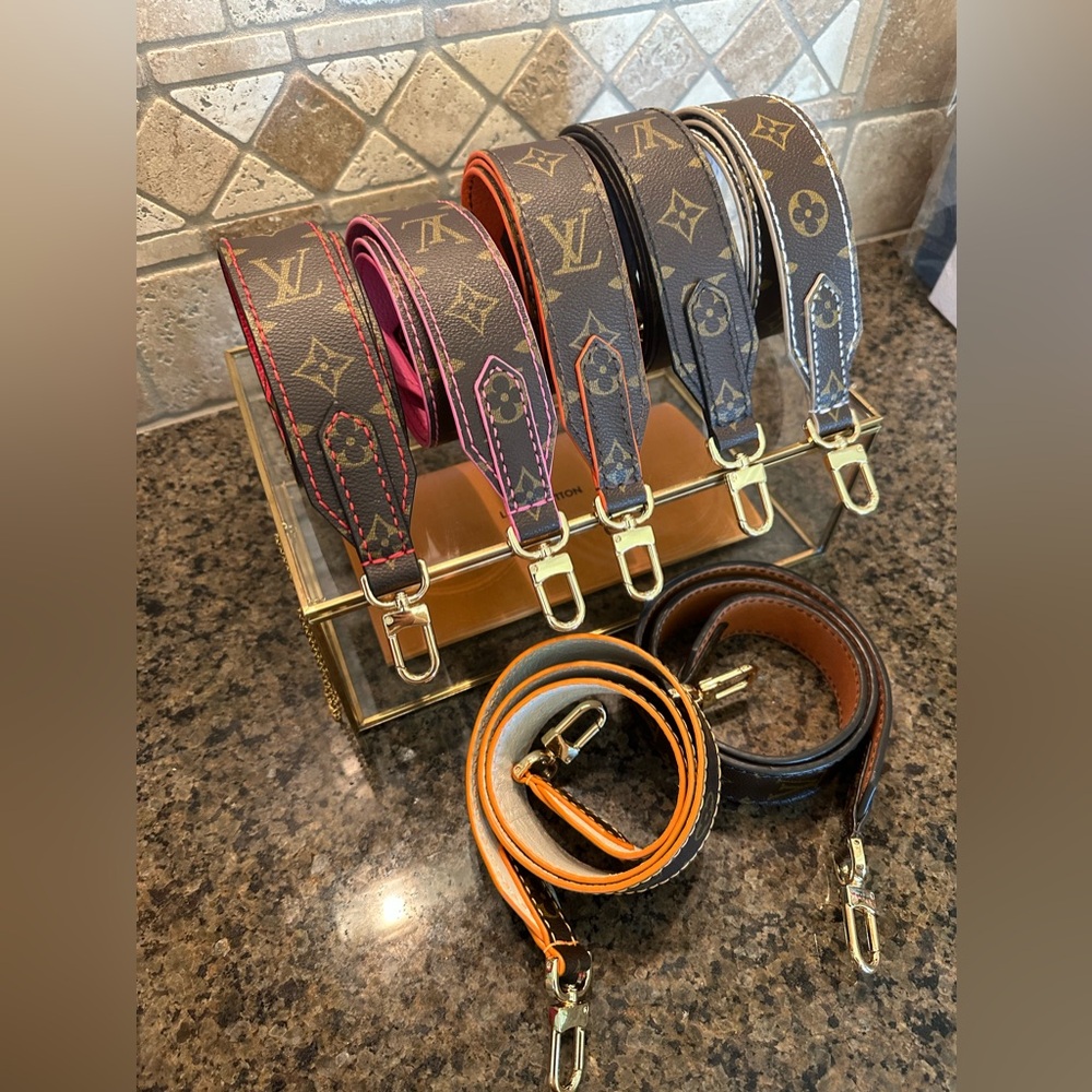 Customizable Leather Bag Straps, Made to order - Picture 2 of 13
